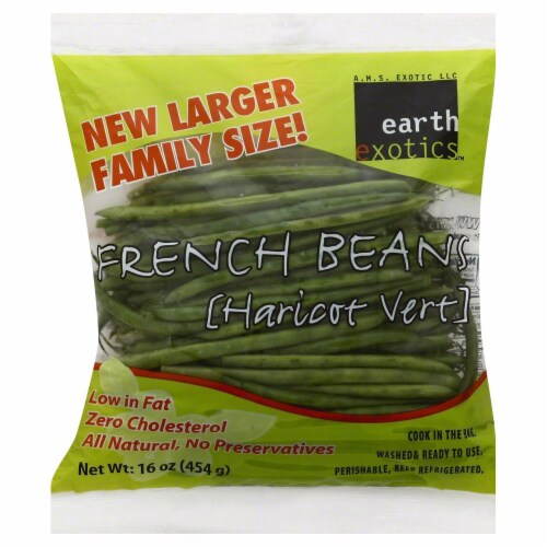 Earth Exotics French Beans - Haricot Vert Perspective: front