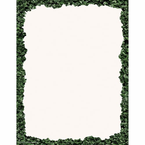 Modern Farmhouse Boxwood Computer Paper, 50 Sheets Perspective: front