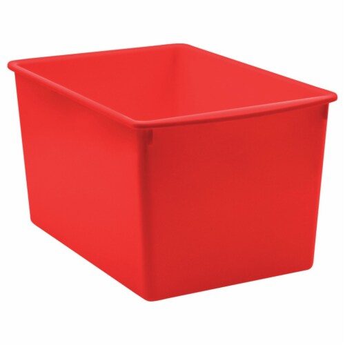 Red Plastic Multi Purpose Bin 1 Pay Less Super Markets