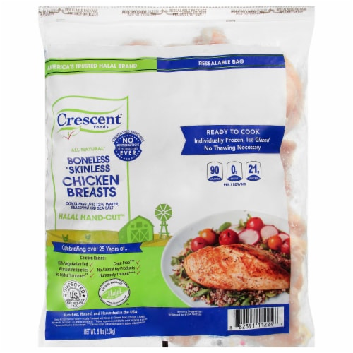 Crescent Foods® All Natural Boneless Skinless Chicken Breast Perspective: front