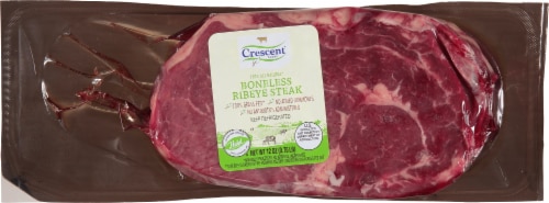 Crescent Foods® Boneless Ribeye Steak Perspective: front