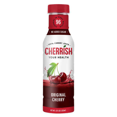 Cherrish Your Health Cherry Juice Perspective: front