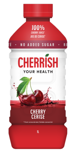 CHERRiSH Original Tart Cherry Juice Perspective: front