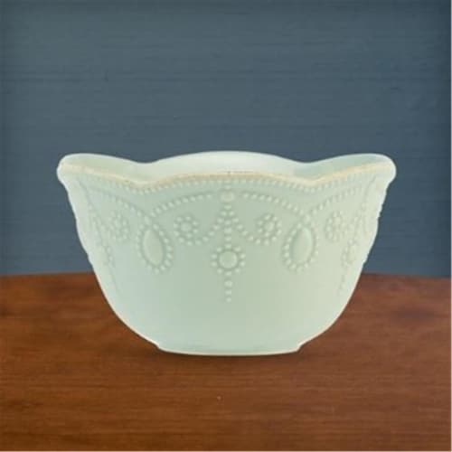 Lenox 824415 French Perle Blue Fruit Bowl - Perspective: front