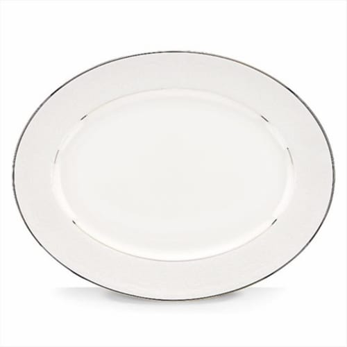 Lenox 13 in. Artemis Oval Platter Perspective: front