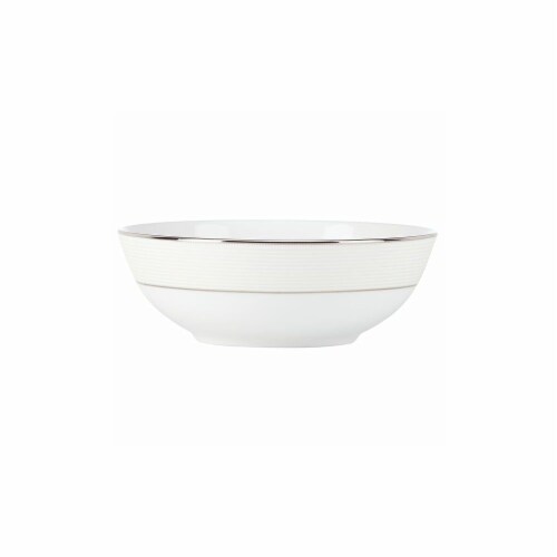 Lenox 853821 24 oz Opal Innocence Stripe Place Setting Bowl Perspective: front