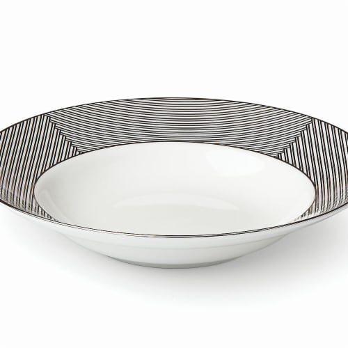 Lenox 868883 Brian Gluckstein Winston Dinnerware Pasta & Soup Bowl, 12 oz Perspective: front