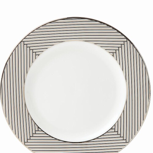 Lenox Brian Gluckstein Winston Dinnerware Salad Plate, 8 dia. Perspective: front