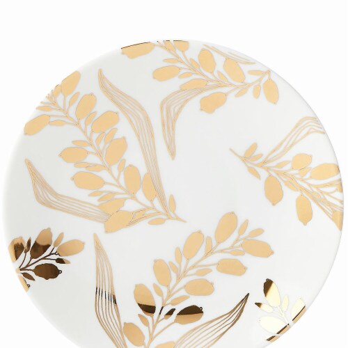 Lenox Goldenrod Dinnerware Butter Dessert Plate, 7.3 dia. Perspective: front