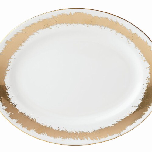Lenox Casual Radiance Dinnerware Oval Platter, 13 in Perspective: front