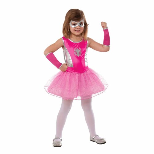 Rubies Costumes 219352 Marvel - Pink Spider-Girl Costume, Medium 8-10 Perspective: front