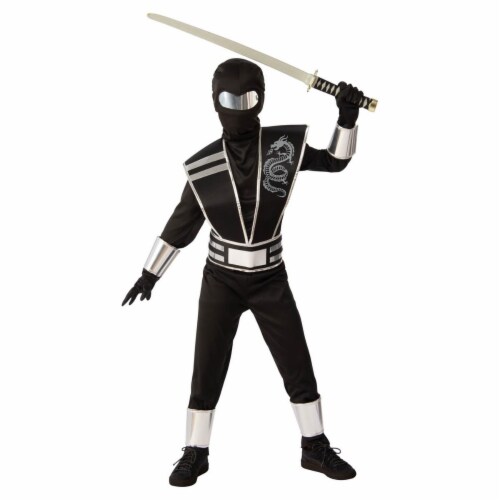 Rubies Costumes 279332 Silver Mirror Ninja Costume - Small Perspective: front
