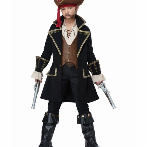 Rubie's Costumes 279361 Child Pirate Captain Costume - Small Perspective: front