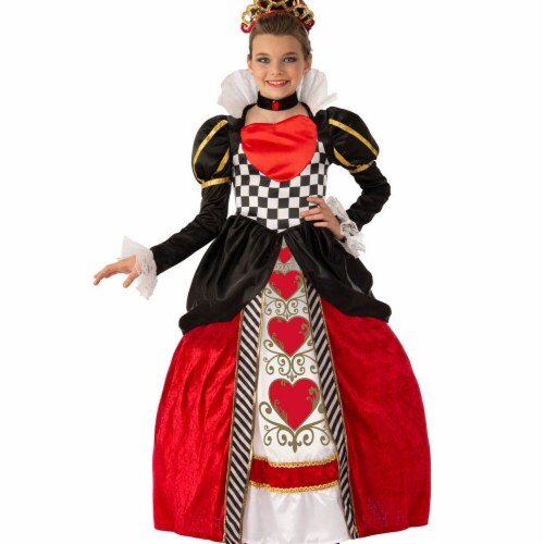 Rubies 279399 Polyester Child Elite Queen of Hearts Costume - Extra Small Perspective: front