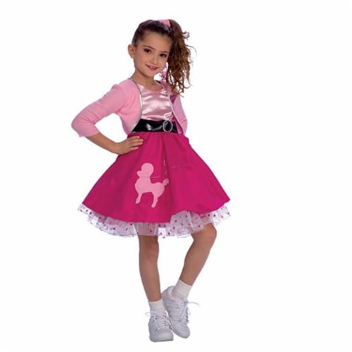 Rubies 279417 Girls 50s Sweetheart Costume - Large Perspective: front