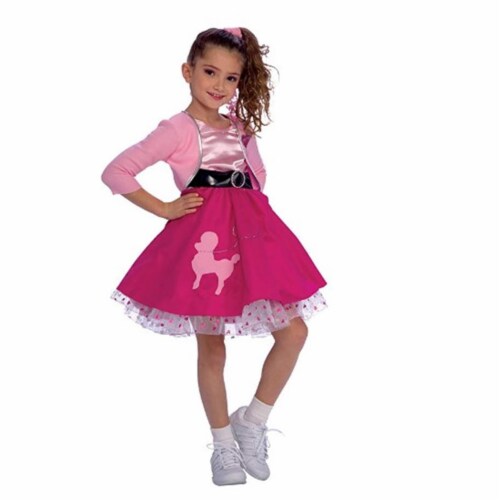 Rubies 279417 Girls 50s Sweetheart Costume - Large Perspective: front