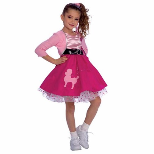 Rubies 279418 Polyester Girls 50s Sweetheart Costume, Medium Perspective: front