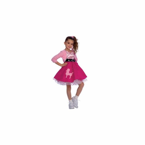 Rubies 279420 Girls 50s Sweetheart Costume - Eztra Large Perspective: front