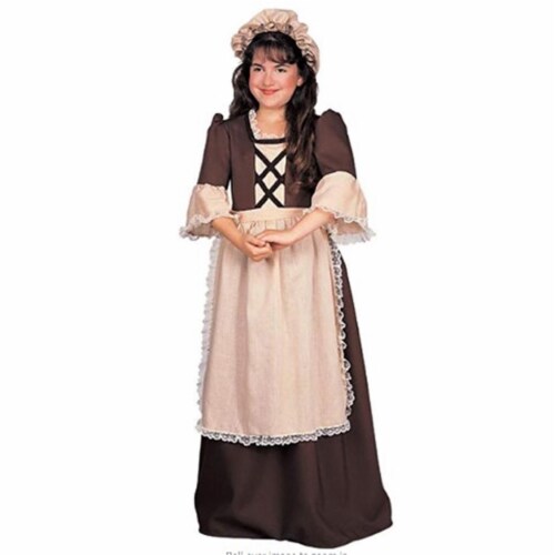 Rubie's Patriotic Colonial Girl Costume L Perspective: front