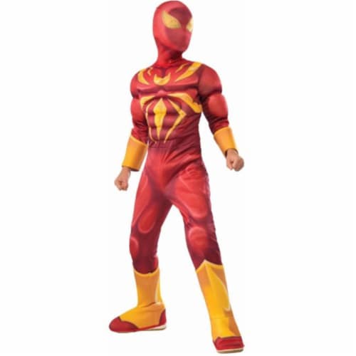 BuySeasons 284998 Iron Spider Deluxe Muscle Chest Kids Costume, Large Perspective: front