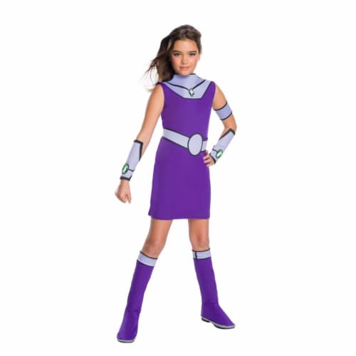 Teen Titans Go Movie Costume Deluxe Starfire, Medium Perspective: front
