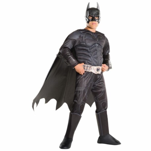 Rubies 404296 Child Batman the Dark Knight Deluxe Costume for Boys, Small Perspective: front