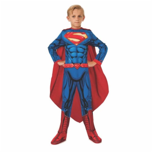 BuySeasons 286760 Photo Real Kids Superman Costume, Medium Perspective: front