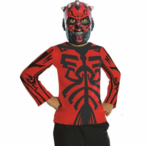 Rubies 284215 Halloween Star Wars Boys Darth Maul Costume - Large Perspective: front