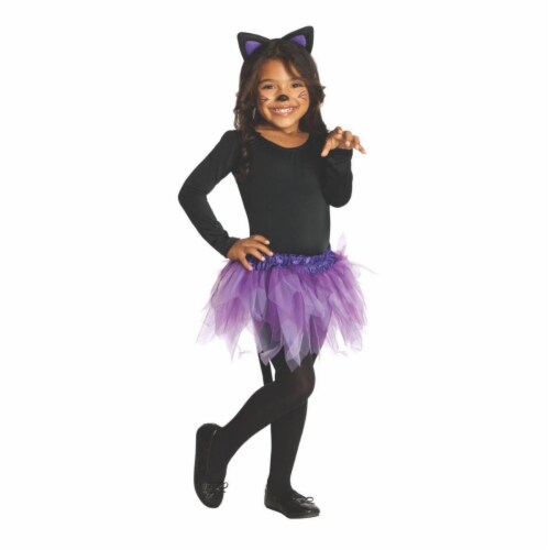 Rubies 406001 Girls Cat Child Costume, Small Perspective: front