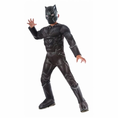 Rubies Costumes 244955 Marvels Captain America - Civil War Kids Panther Deluxe Muscle Chest C Perspective: front