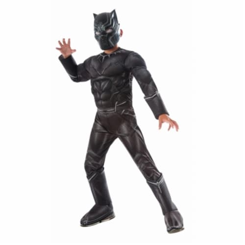 Rubie's Costume Captain America: Civil War Deluxe Black Panther Costume, Child Perspective: front