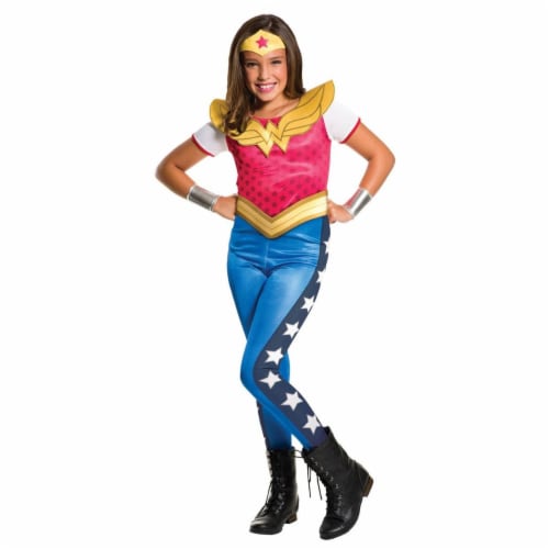Rubies 278832 Halloween Kids Wonder Woman Costume - Large Perspective: front