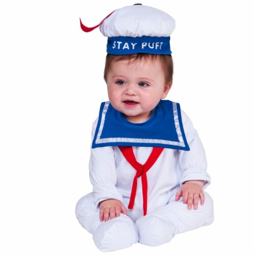 Rubies Costume 271367 Stay Puft Newborn Costume, 0-6 Months Perspective: front
