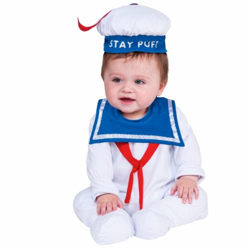 Rubies 271368 Stay Puft Newborn Costume - 6-12 Month Perspective: front