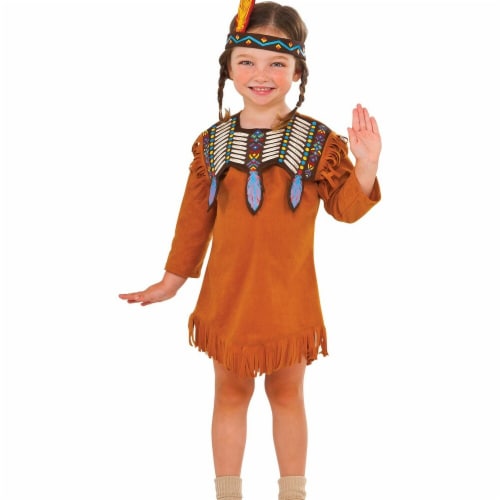 Rubies 278838 Halloween Girls Indian Maiden Costume - Extra Small Perspective: front