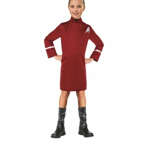 Rubies 284114 Halloween Star Trek Girls Uhura Costume - Small Perspective: front