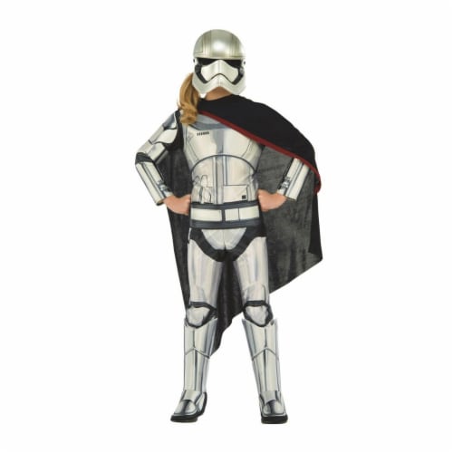 Rubies 284119 Halloween Star Wars Girls Deluxe Captain Phasma Costume - Medium Perspective: front