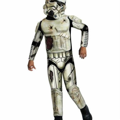 Rubies 284220 Halloween Star Wars Boys Death Trooper Costume - Medium Perspective: front