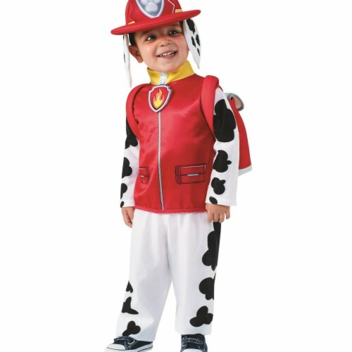 Rubie's 283964 Halloween Paw Patrol Boys Marshall Classic Toddler Costume - Medium Perspective: front