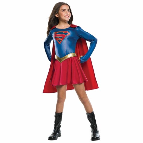 Rubies  Kids Supergirl TV Show Costume Dress - Large Perspective: front