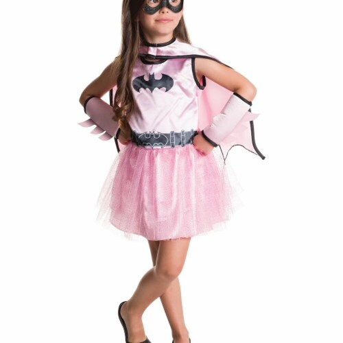 Rubies 274972 Halloween Batgirl Dress & Cape Set, Assorted Color - 3T-4T Perspective: front