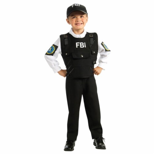 Rubies Halloween Kids Fbi Agent Costume - Medium Costume Perspective: front