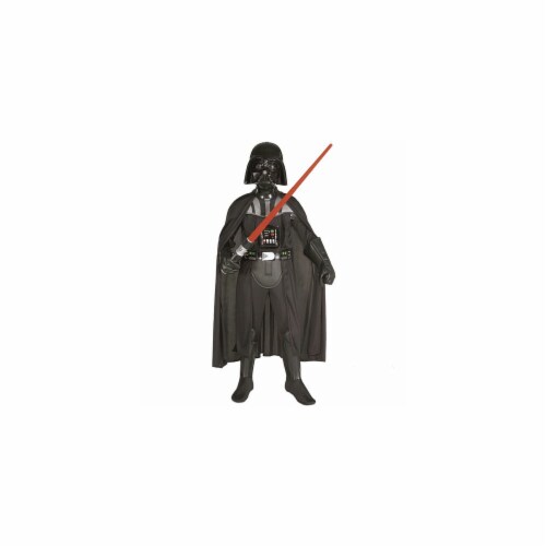 Rubie's Costume Co 19106 Star Wars Darth Vader Deluxe Child Costume Size Medium- Boys 8-10 Perspective: front