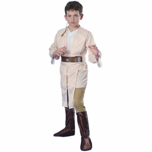 Rubies Costume Co 18790 Star Wars Obi-Wan Deluxe Child Costume Size Small- Boys 4-6 Perspective: front