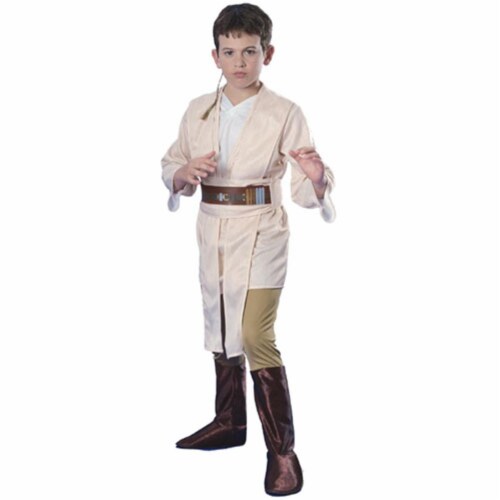 Rubie's Costume Co 18790 Star Wars Obi-Wan Deluxe Child Costume Size Medium- Boys 8-10 Perspective: front