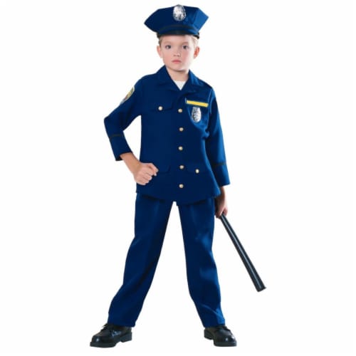 BuySeasons 286779 Kids Police Officer Costume, Small Perspective: front