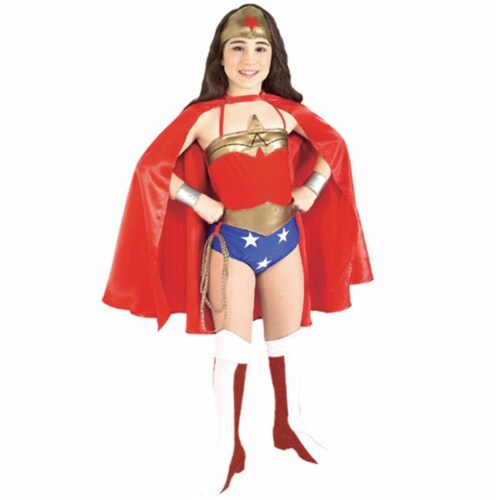 Rubies Costume Co 11269 Justice League Wonder Woman Child Costume Size Medium- Girls 8-10 Perspective: front