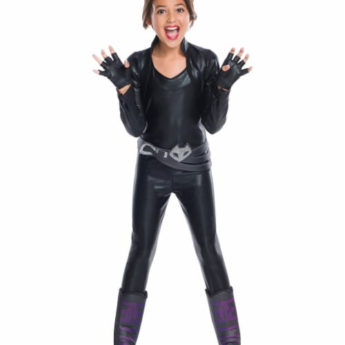 Rubies 272685 Catwoman Deluxe Child Costume - Medium Perspective: front