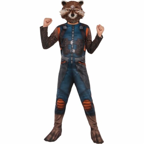Rubies 274007 Guardians of The Galaxy Rocket Raccoon Child Costume - Medium Perspective: front