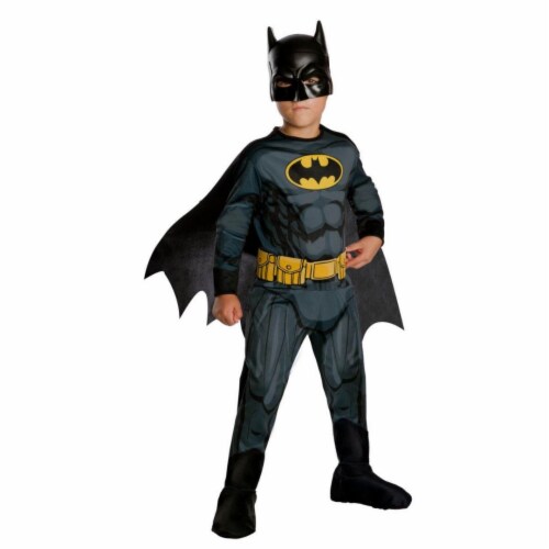 Rubie's Costume 630856-M Boys Dc Comics Batman Costume, Medium, Multicolor Perspective: front